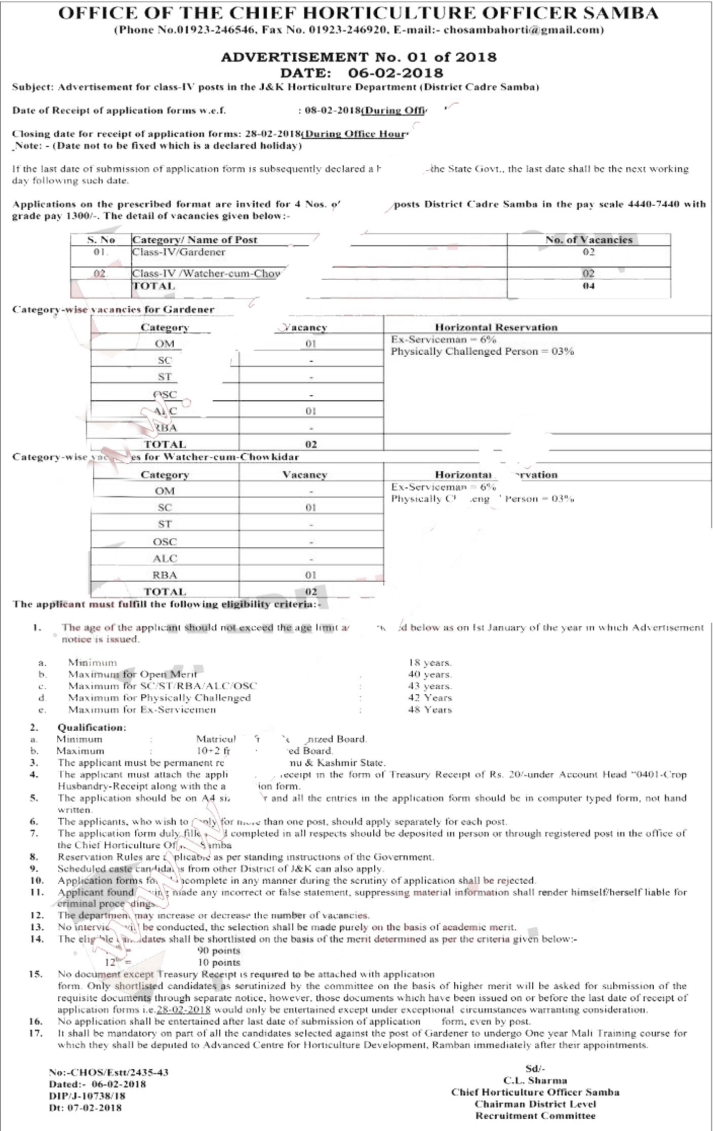 wsi imageoptim class iv job copy Recruitment in Horticulture Department - Government of Jammu and Kashmir